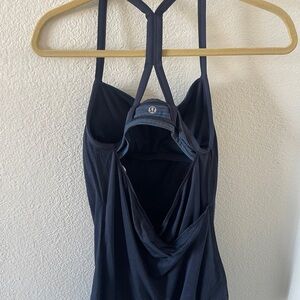 Lululemon Open Back Navy Blue Tank Top
